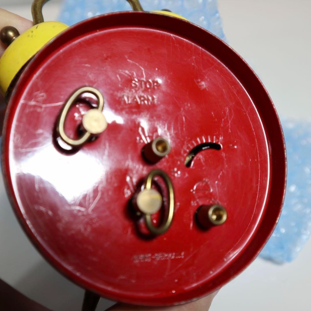 【動作OK】BRADLEYその① 1960～70年ミッキー ゼンマイ目覚まし時計