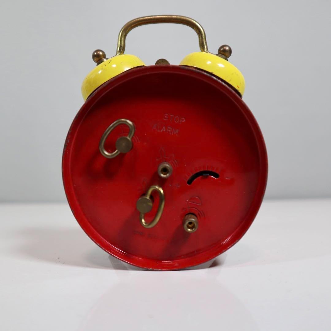 【動作OK】BRADLEYその① 1960～70年ミッキー ゼンマイ目覚まし時計