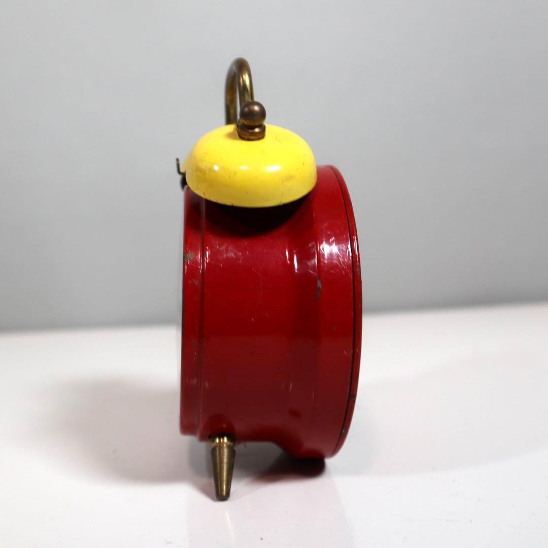 【動作OK】BRADLEYその① 1960～70年ミッキー ゼンマイ目覚まし時計