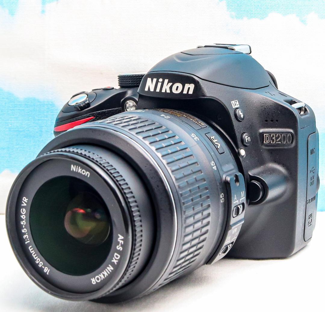 ニコン Nikon D3200⭐️ガイドモードで安心撮影⭐️スマホ転送できる⭐️