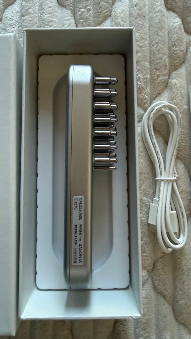 サロニア SALONIA EMS LIFT BRUSH シルバー