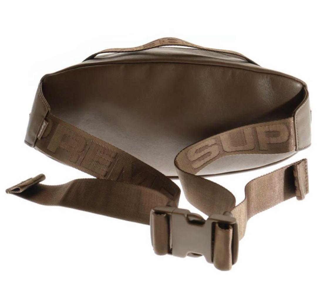 24AW Supreme レザーボディバッグ ブラウン