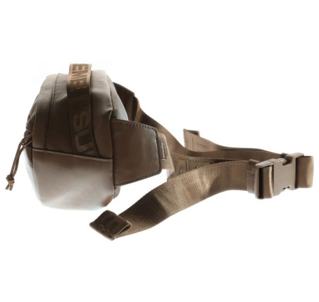 24AW Supreme レザーボディバッグ ブラウン