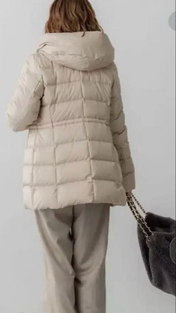 23区【VERY掲載/新色追加】シレータフタ ミドル丈 ダウンコート 40号