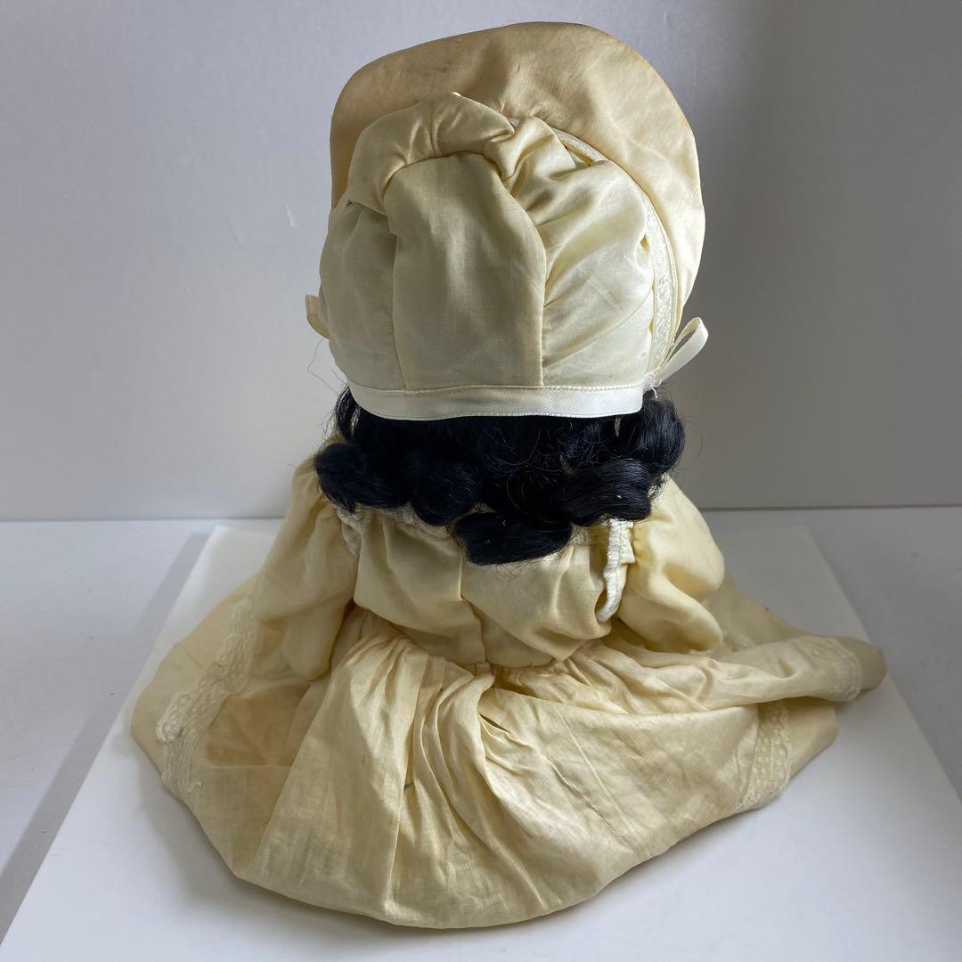 ドレッセル　アンティーク　ビスクドールブルースリープアイオープンマウス　首裏に銘