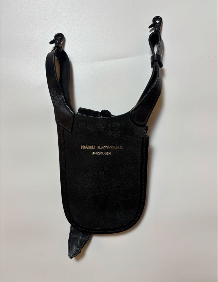 ISAMUKATAYAMA BACKLASH レザー クロコ ウエストポーチ