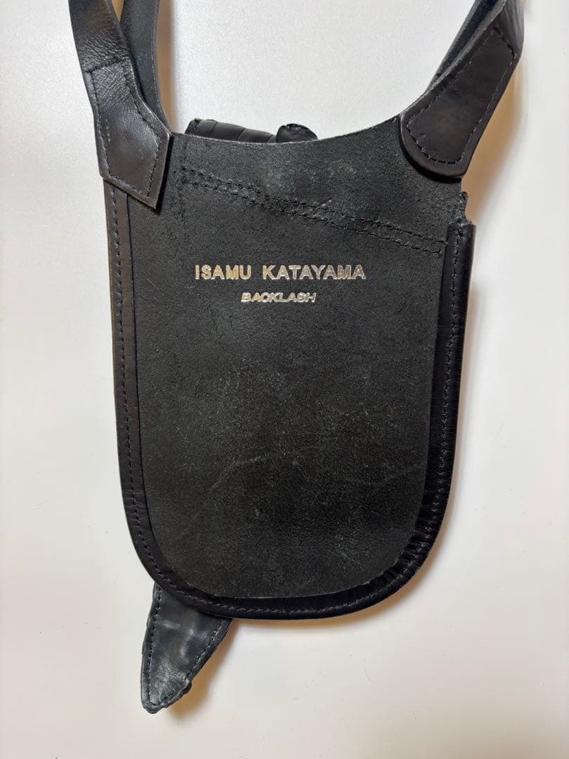 ISAMUKATAYAMA BACKLASH レザー クロコ ウエストポーチ