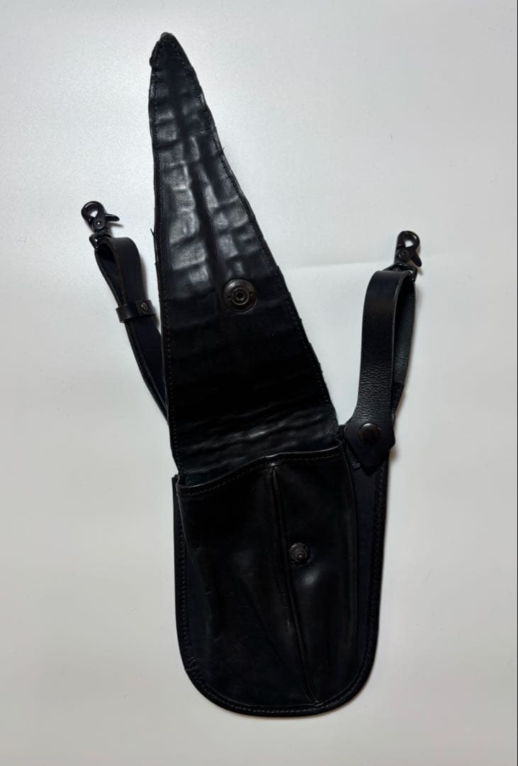 ISAMUKATAYAMA BACKLASH レザー クロコ ウエストポーチ