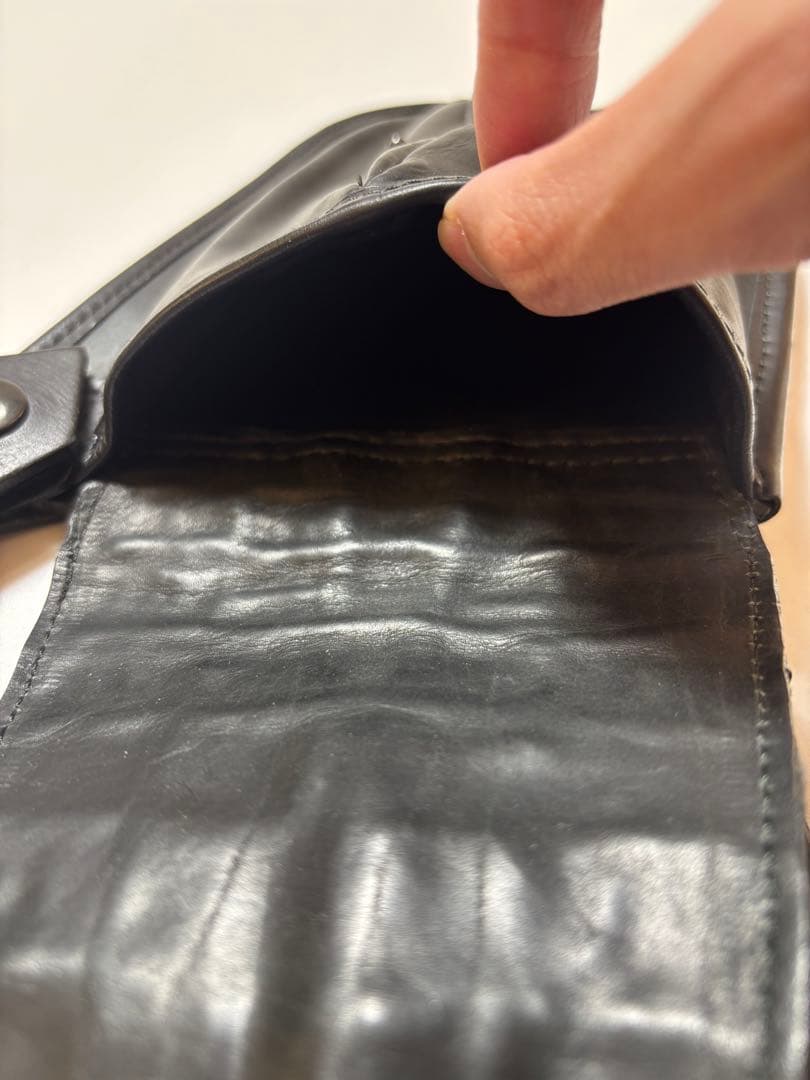 ISAMUKATAYAMA BACKLASH レザー クロコ ウエストポーチ