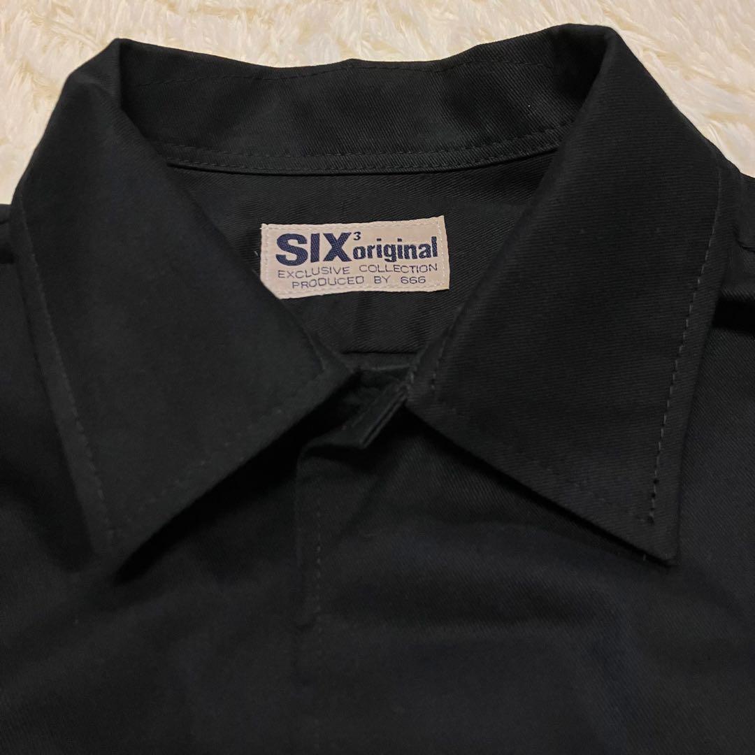 《美品レア旧タグ日本製早い者勝ち》666シックス3ジップカスタムシャツpunk