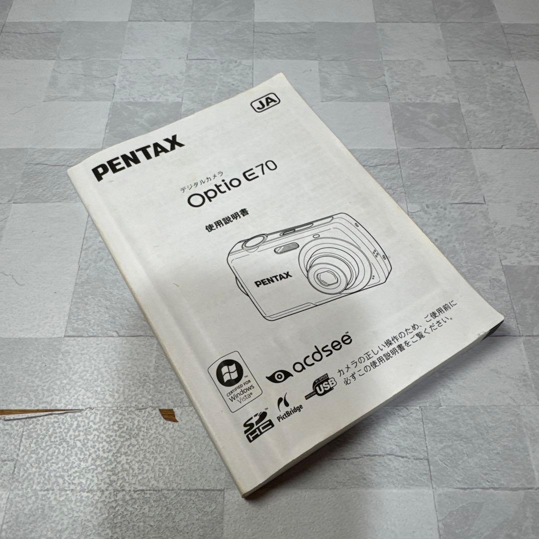 T007 PENTAX Optio E70 ペンタックス オプティオ デジカメ