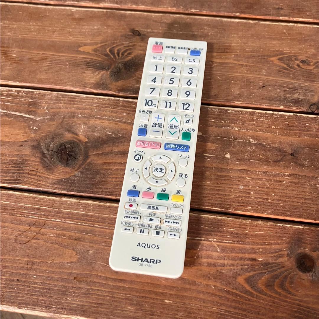 SHARP AQUOS 19型 液晶テレビ LC-19K30 ホワイト系