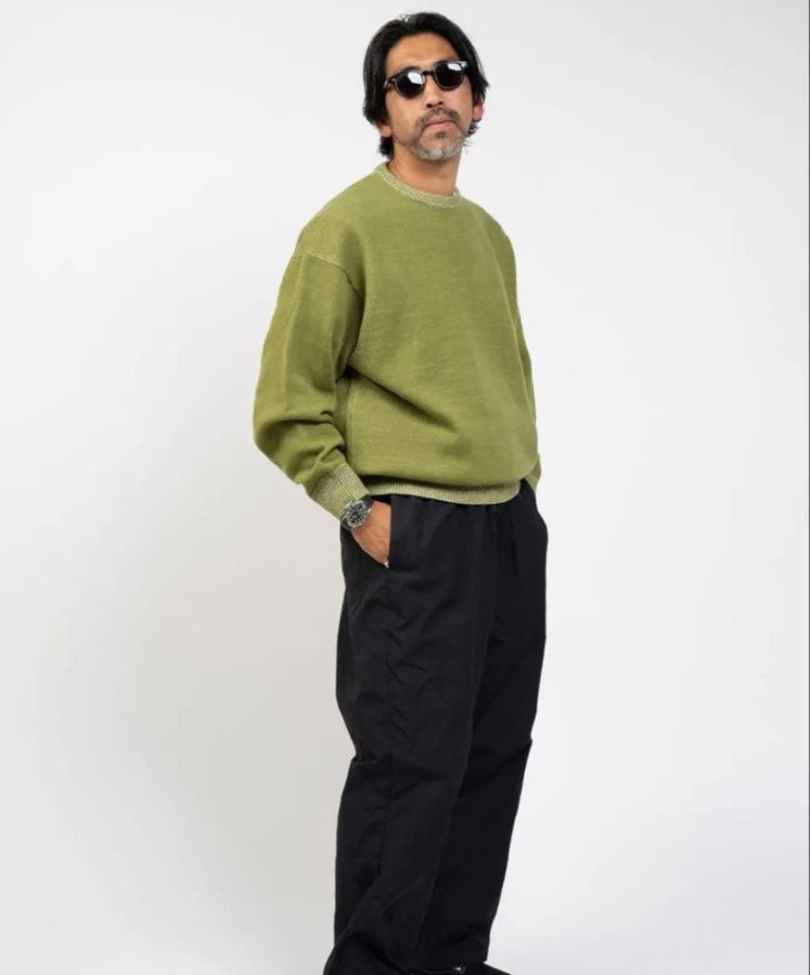 KAJA PLATING CREW KNIT OVY Mサイズ