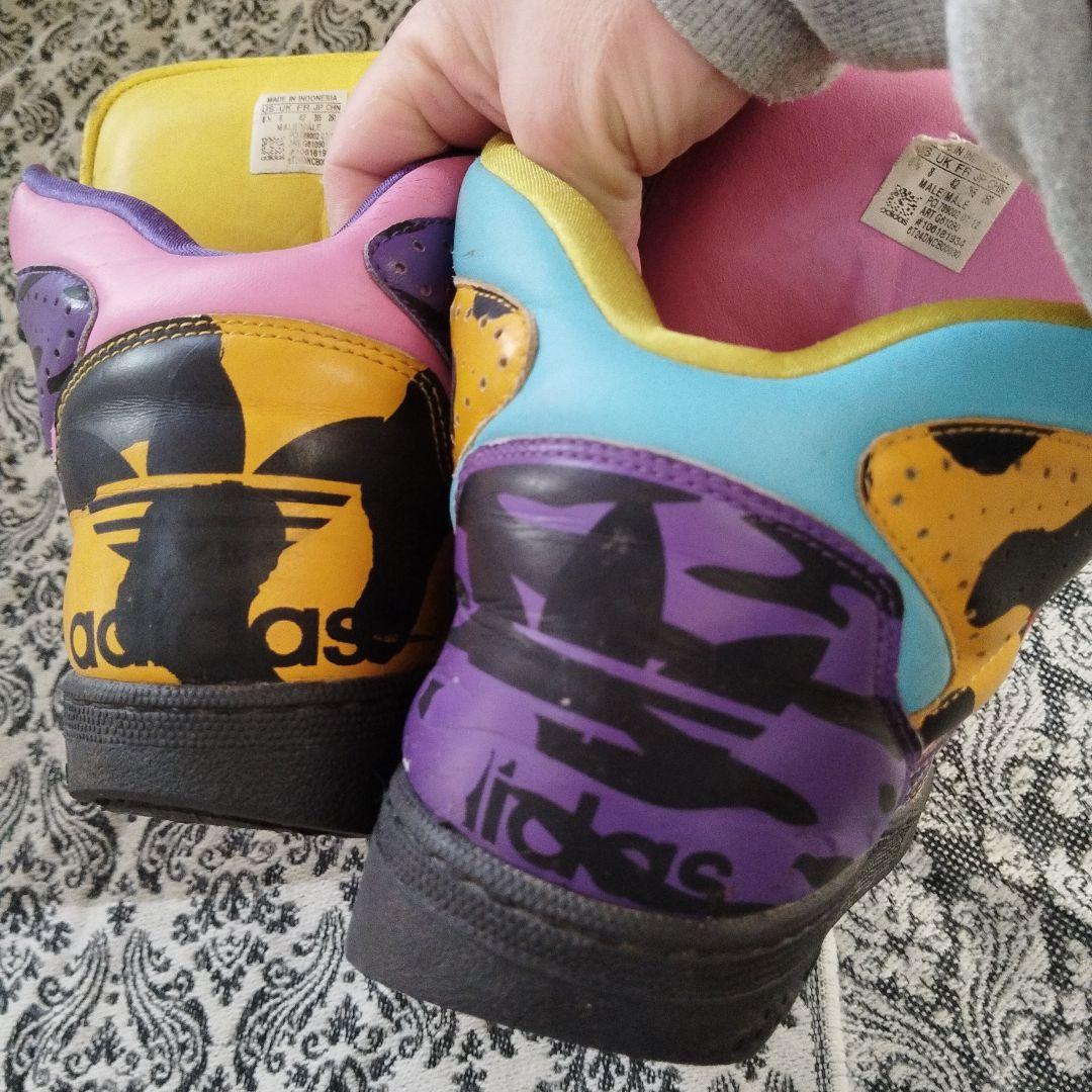 ジェレミースコットadidas カラフルハイカットスニーカー