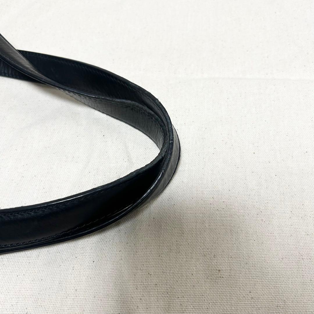 希少　エトロ　ETRO トートバッグ　ペイズリー柄　黒　PVCレザー　A4収納