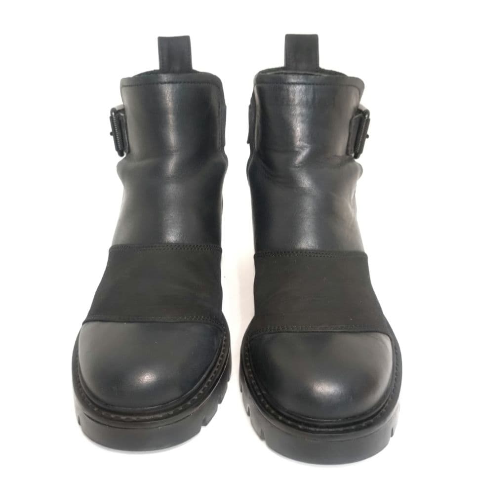 ✨美品✨UGG アグ　Stocktonブーツ　24cm　本革　ブラック