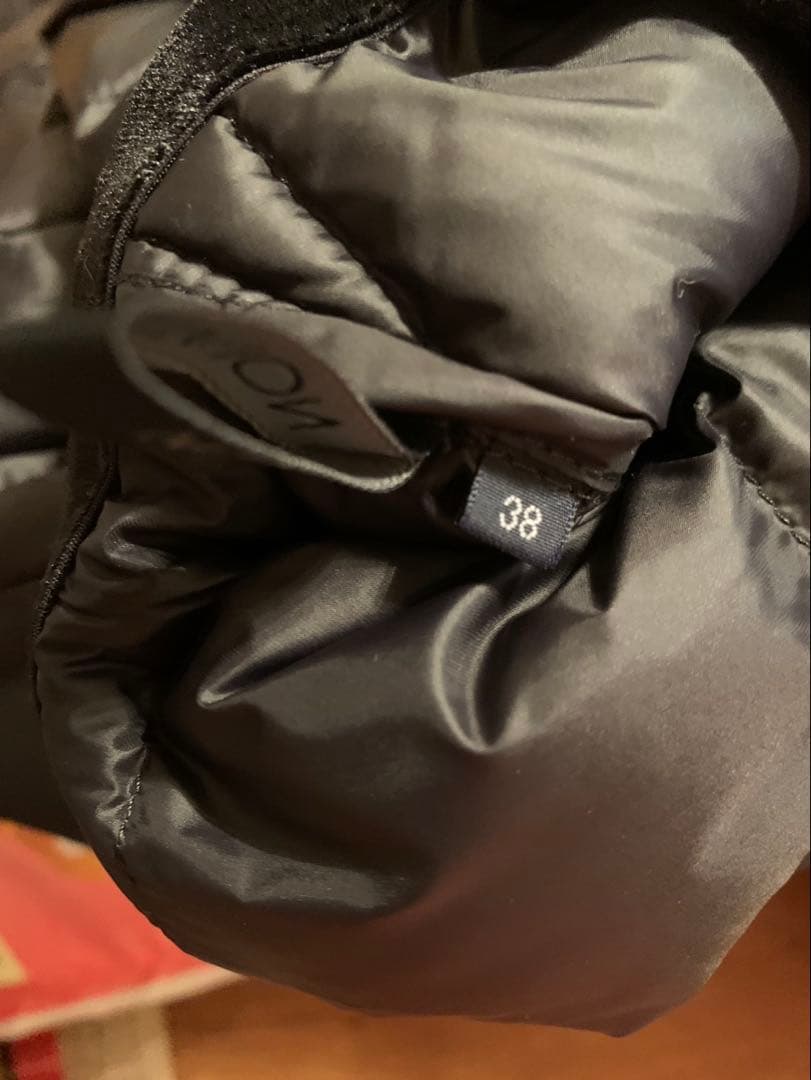 SHIPS別注TAION パイピング ノーカラー ダウン ジャケット タイオン