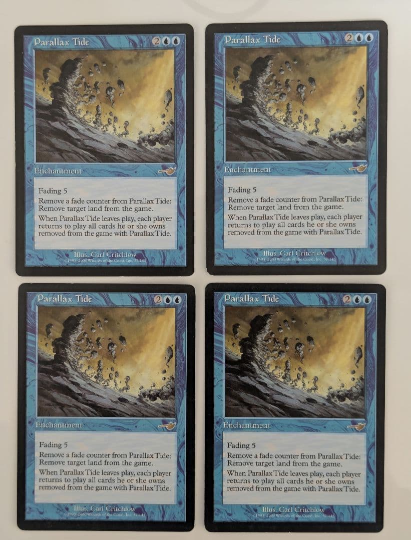 パララクスの潮流[NEM] 英 4枚　からみつく鉄線[NEM] 日 4枚　セット