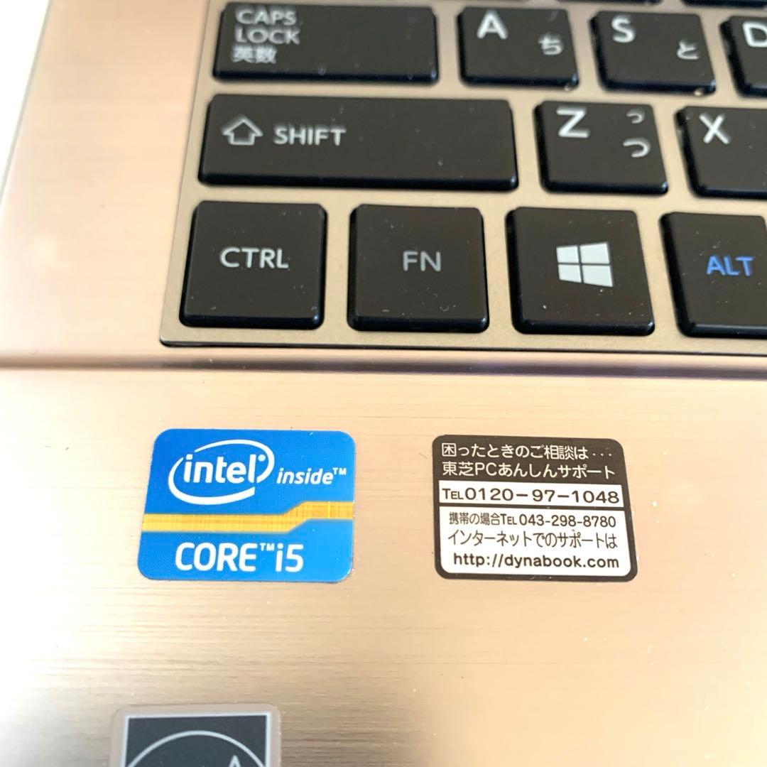東芝タッチパネルi5/8GB SSD240GBoffice2024ノートPC