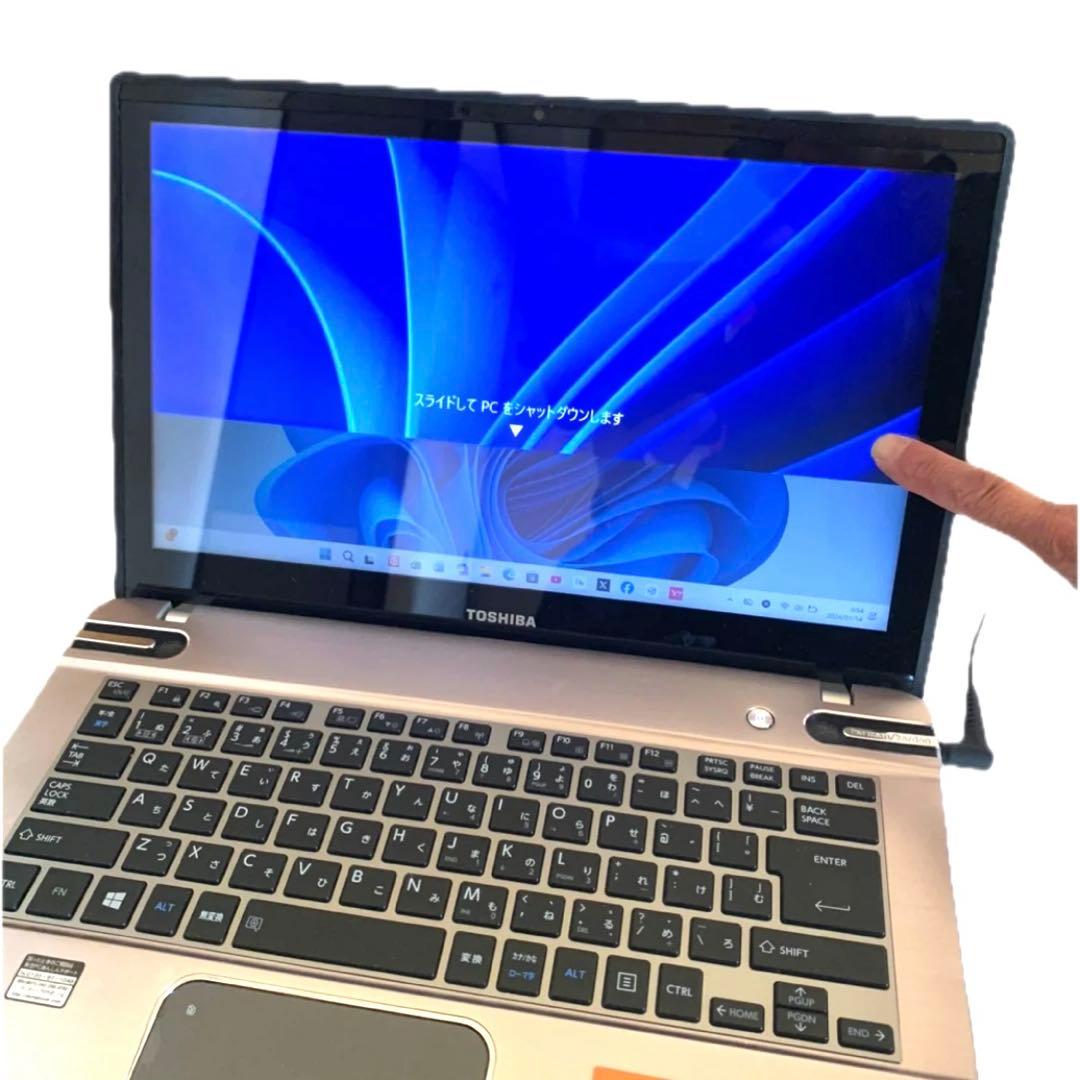 東芝タッチパネルi5/8GB SSD240GBoffice2024ノートPC