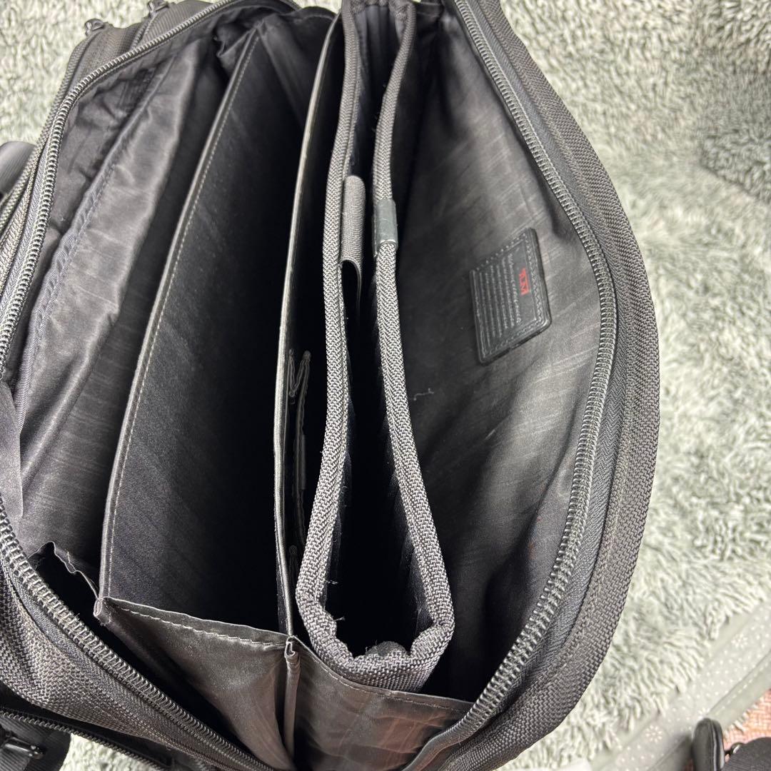 美品✨TUMI アルファ エクスパンダブル　オーガナイザー　ブリーフケース