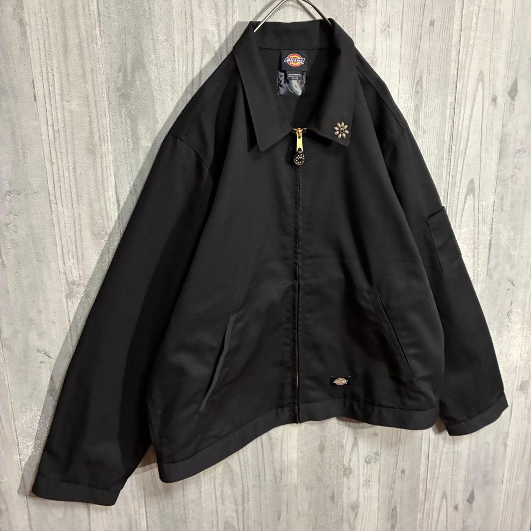【人気入手困難】ディッキーズ　HTCコラボ　フラワーストーン　ジャケット　XL