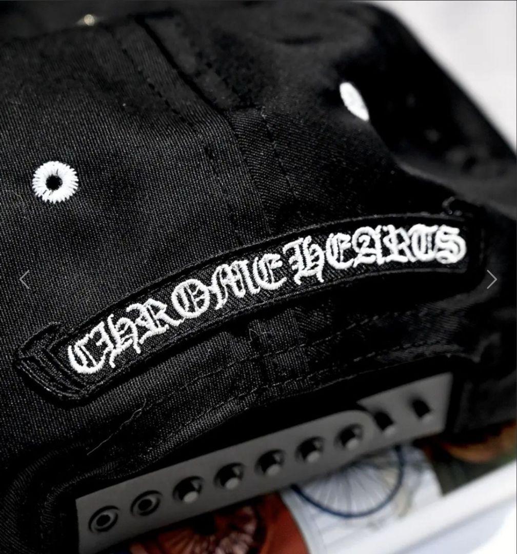 Chrome Heartsトリプルクロス 刺繍 キャップインボイスショッパー付属