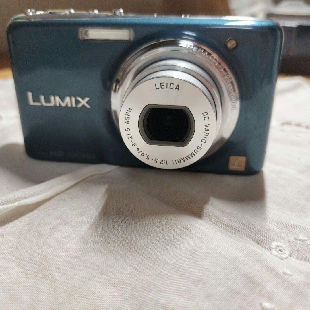 Panasonic DMC-FX77 LUMIX コンデジ デジカメ ブルー