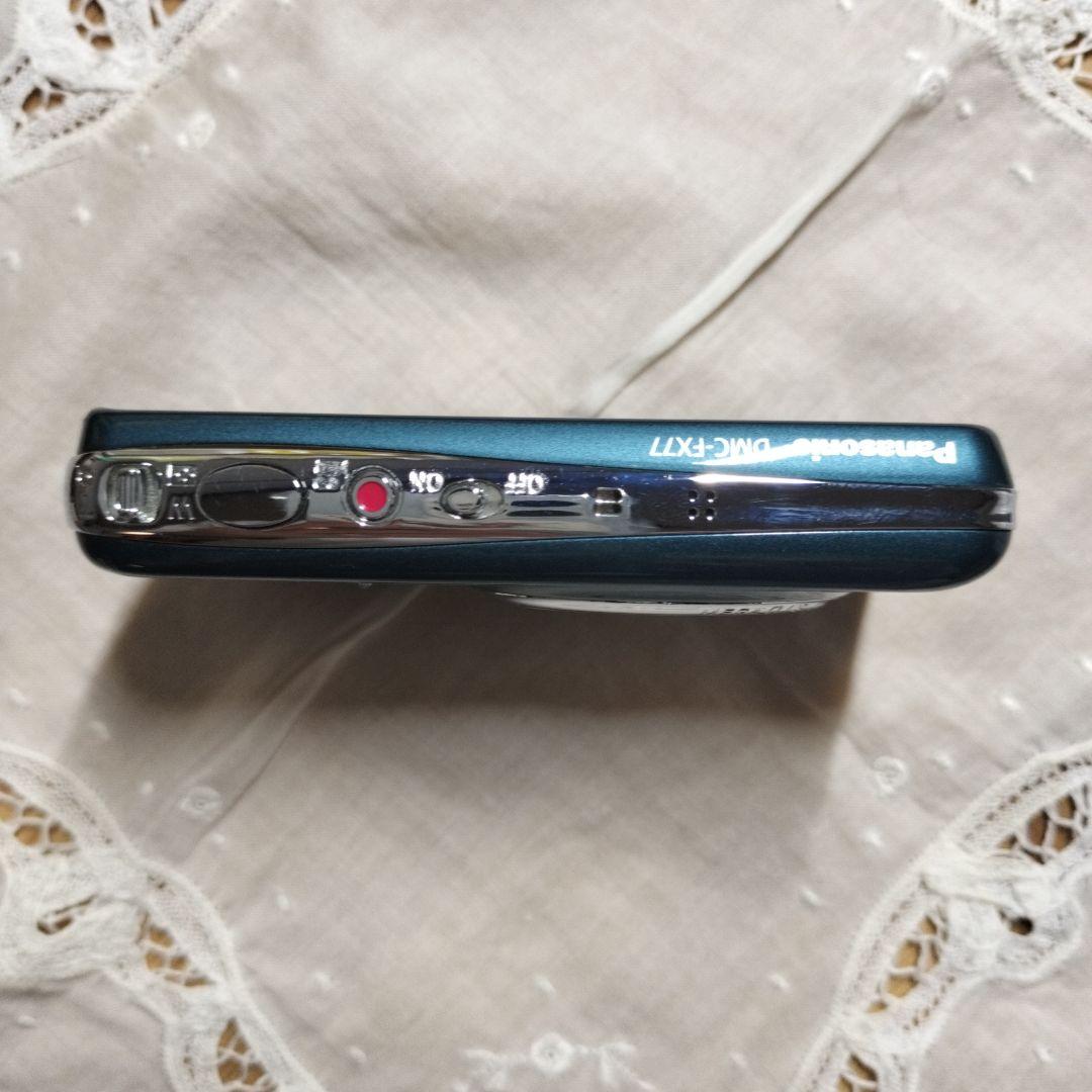 Panasonic DMC-FX77 LUMIX コンデジ デジカメ ブルー