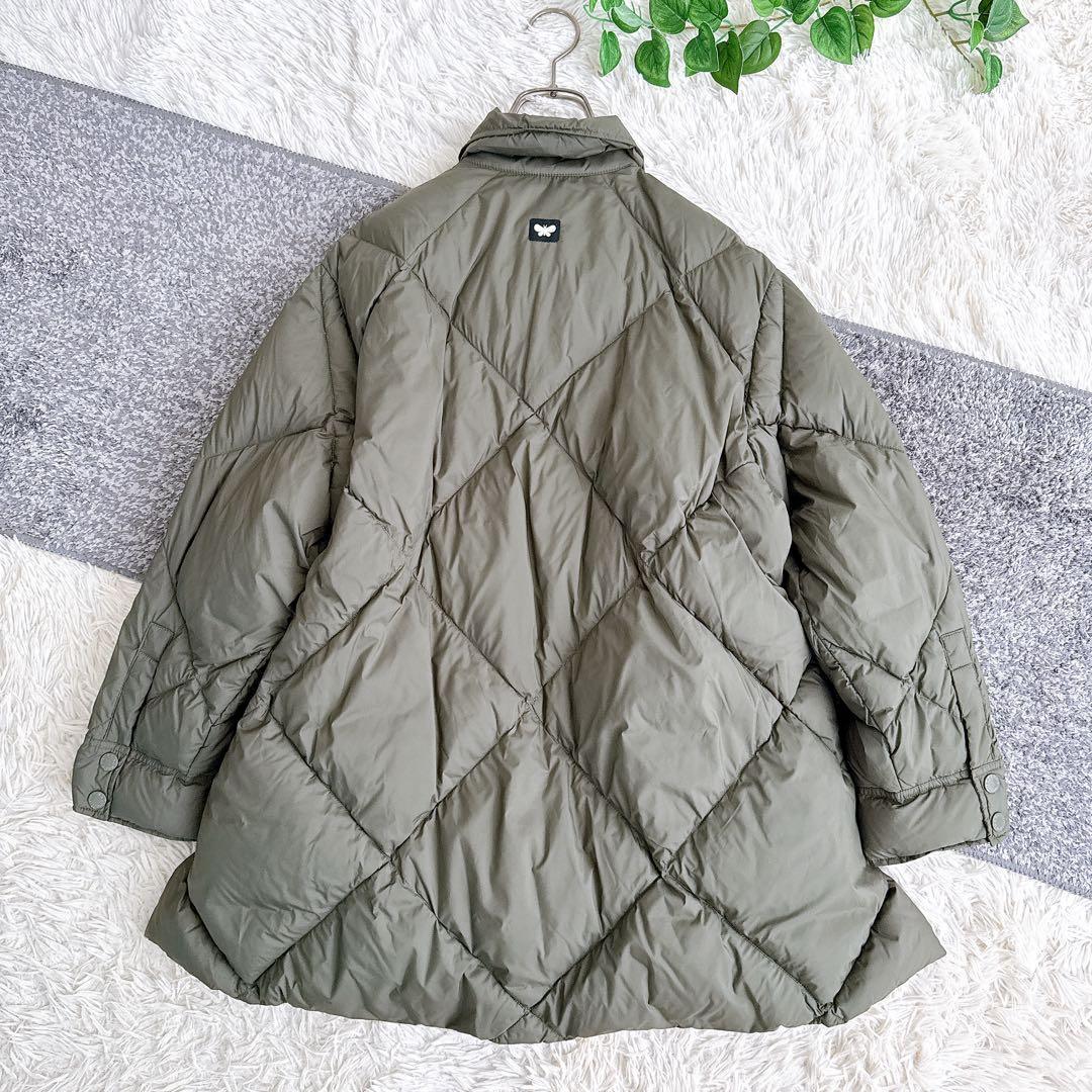 近年モデル　MaxMara ライトダウン　コート　キルティング　オリーブ　38