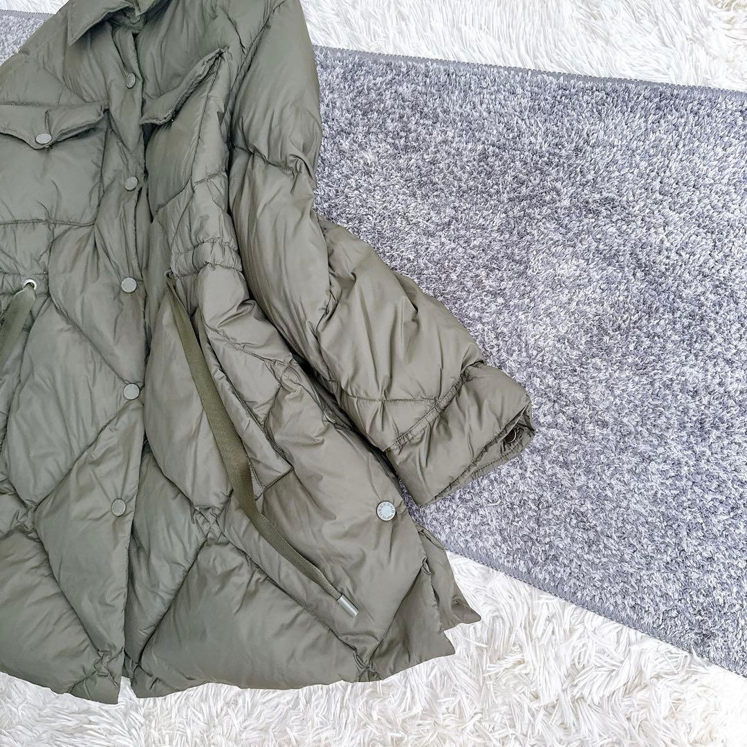 近年モデル　MaxMara ライトダウン　コート　キルティング　オリーブ　38
