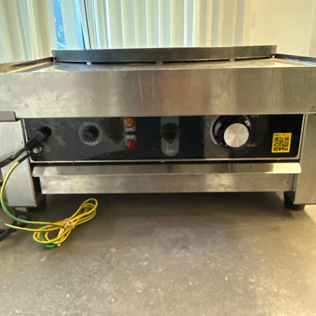 限定3.4値下げ 業務用電気クレープ焼き器 家庭使用可 直径40cm