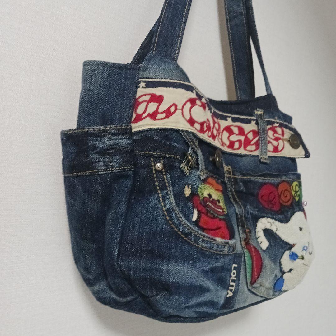 ナル　リメイクデニムバッグ　オーダーチューリップバッグ3点