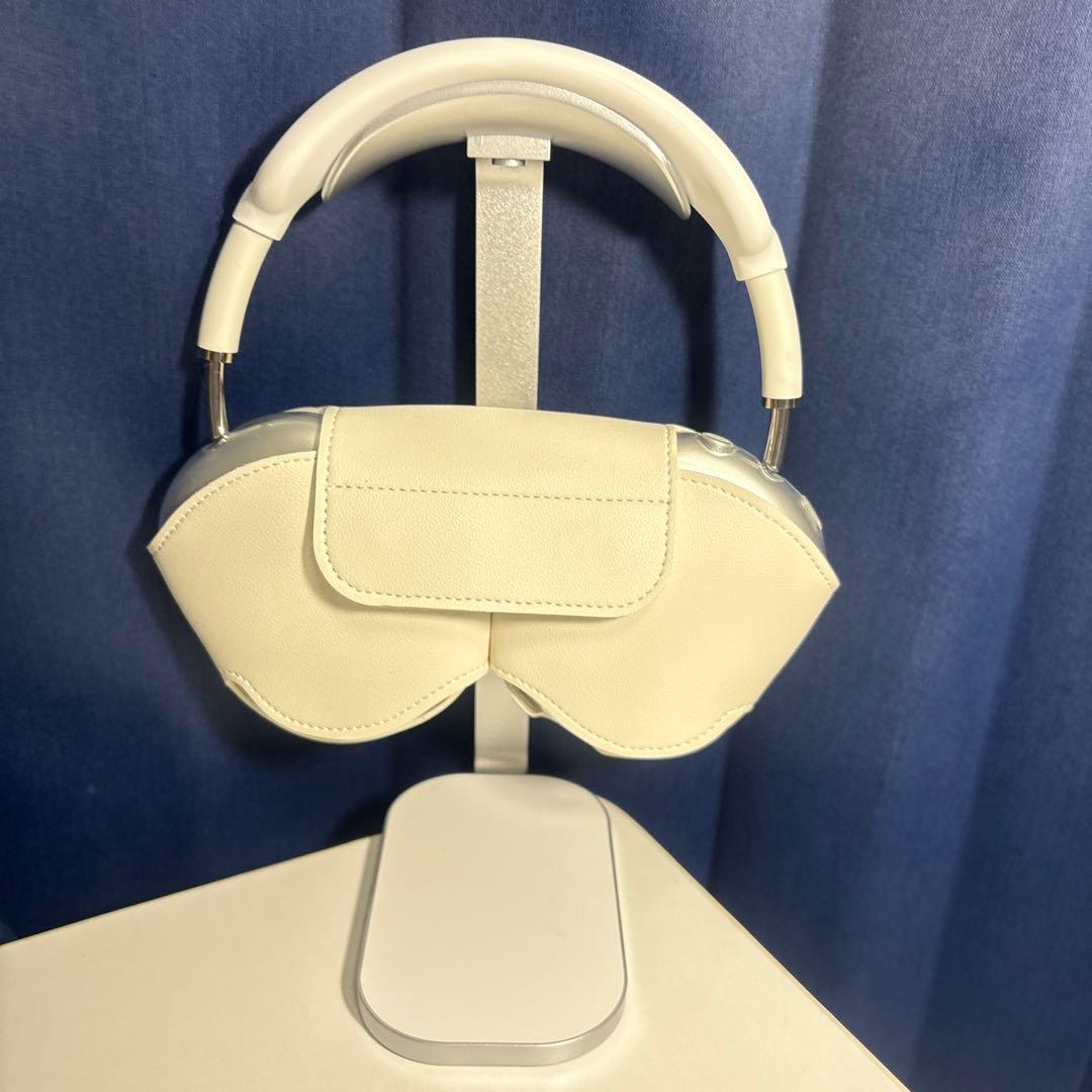 美品 AirPods Max シルバー A2096 スタンド、カバー付属