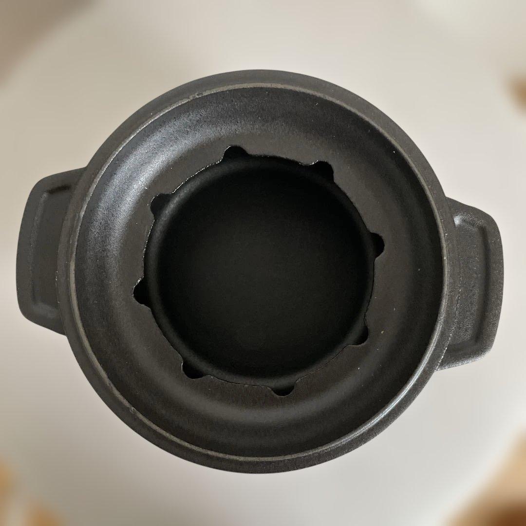 ヴィンテージ　ストウブ(Staub) フォンデュセット 黒 16cm 鋳鉄