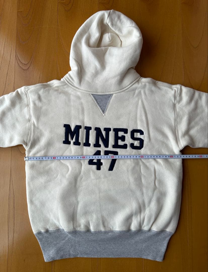 ヘラーズカフェ ダブルフェイスパーカ ウエアハウス アップリケ サイズ40