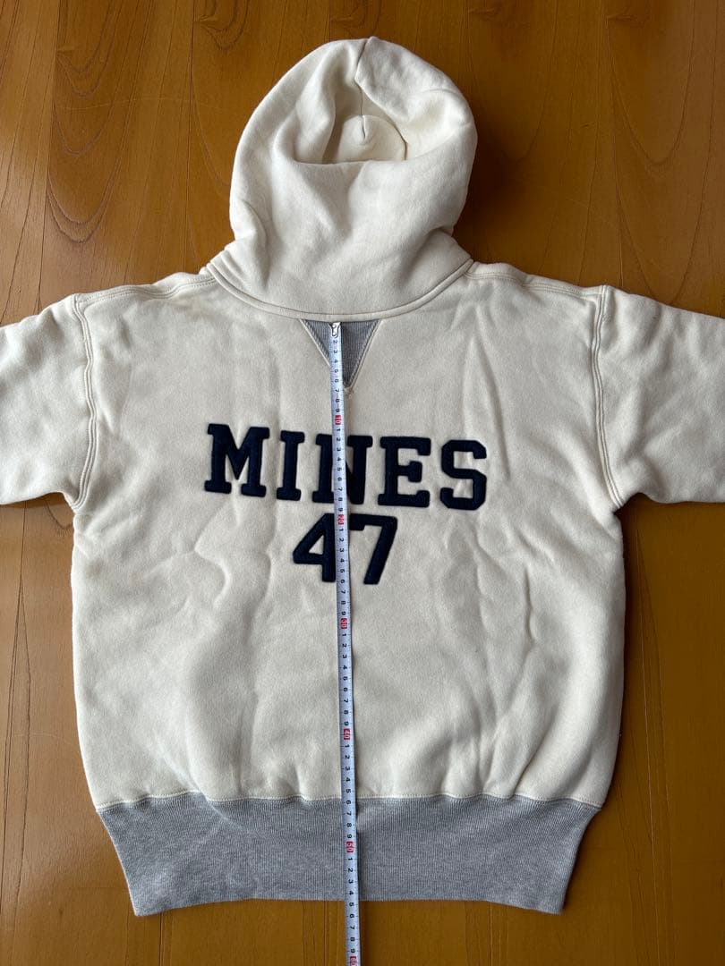 ヘラーズカフェ ダブルフェイスパーカ ウエアハウス アップリケ サイズ40