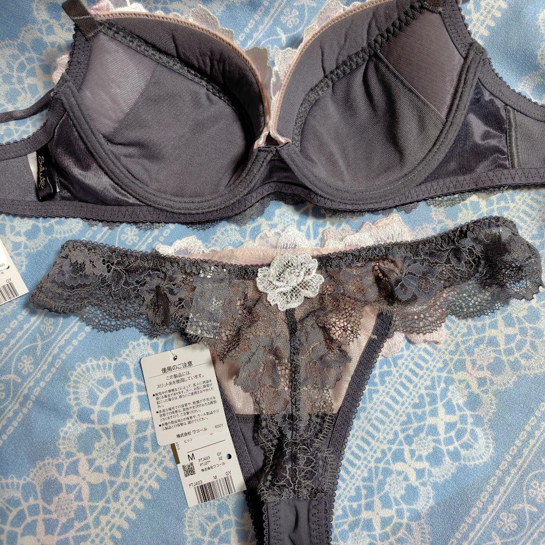 ワコール サルート ブラジャー＆ソング セット 新品　 C 75 ＆ M