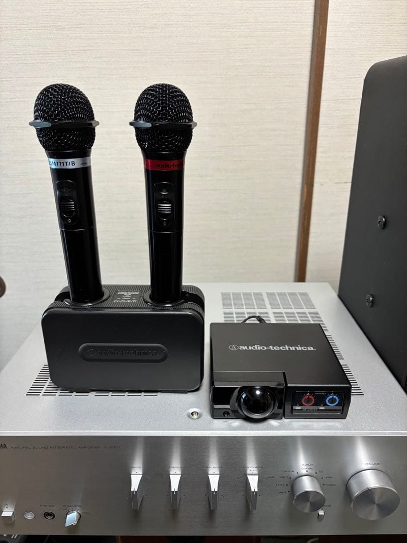 audio-technica ワイヤレスマイク 2本セット 美品