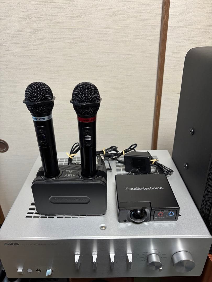 audio-technica ワイヤレスマイク 2本セット 美品