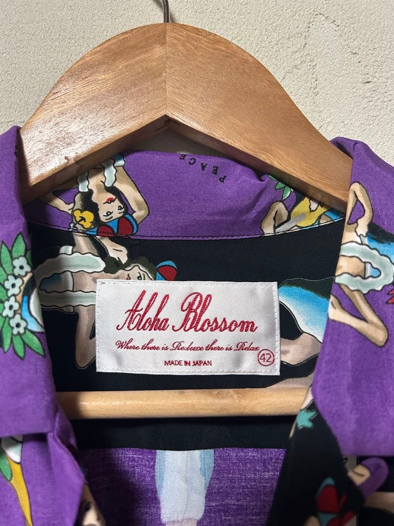 Aloha Blossom アロハブロッサム シャツ 42サイズ