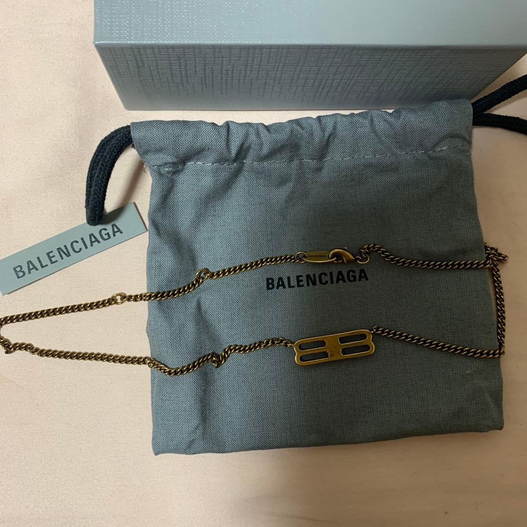 balenciaga バレンシアガ　チェーン　ネックレス　ゴールド