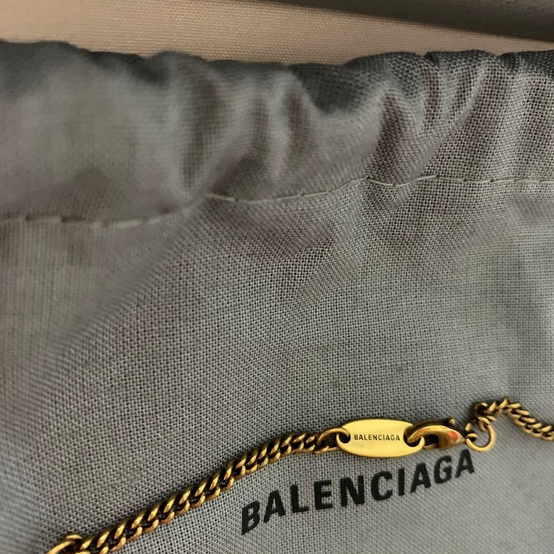 balenciaga バレンシアガ　チェーン　ネックレス　ゴールド