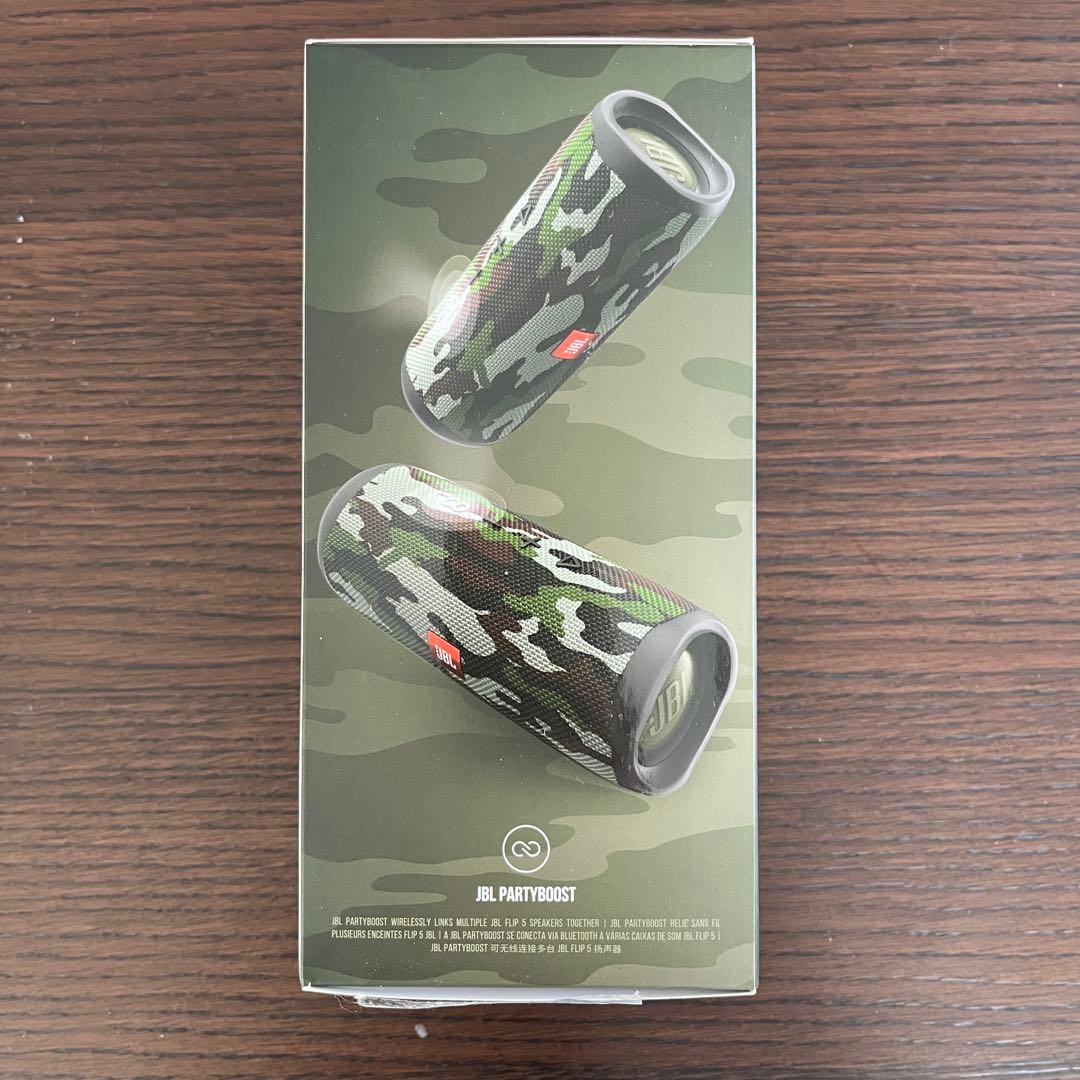 【新品・未開封】JBL FLIP5 スピーカー(スクワッド)カモフラ