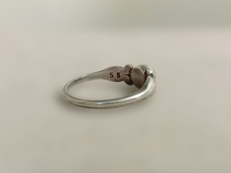 e  ジョージジェンセン リング ムーンストーン シルバー