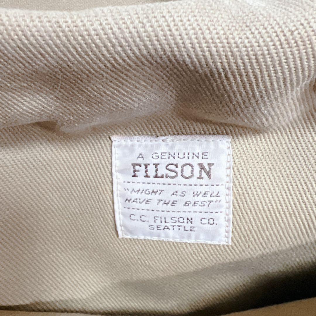 【MADE IN USA】FILSON フィルソン ジップ付 トートバッグ タン