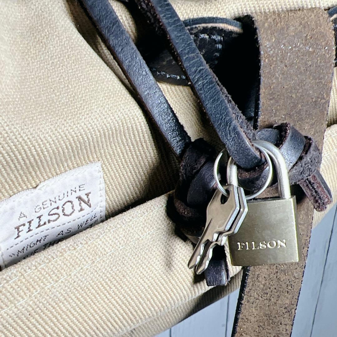 【MADE IN USA】FILSON フィルソン ジップ付 トートバッグ タン