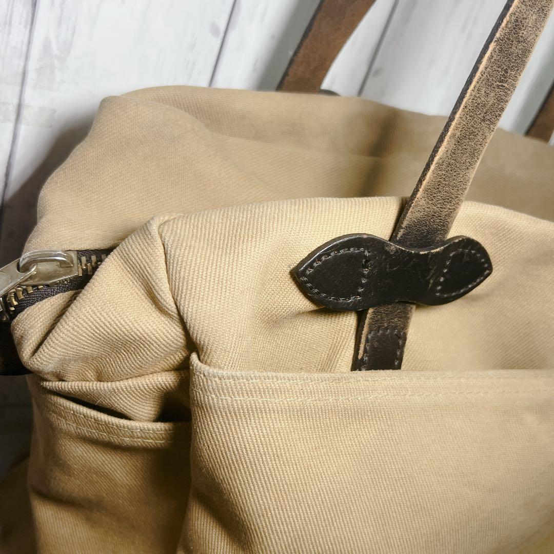 【MADE IN USA】FILSON フィルソン ジップ付 トートバッグ タン
