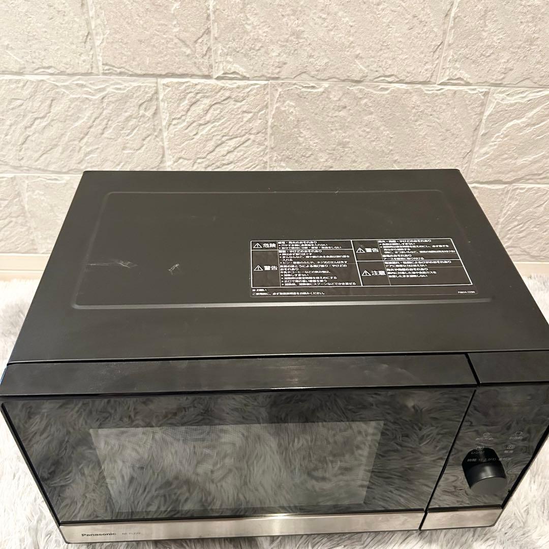 ● 良品 Panasonic 電子レンジ NE-FL222-K ブラック