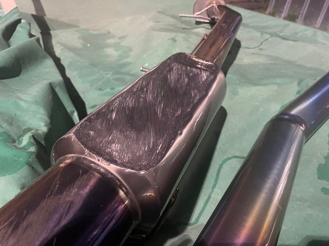 jzx100 amuse フルチタンマフラー